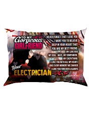 GIFT FOR AN ELECTRICIAN'S GIRLFRIEND - PREMIUM Rectangular Pillowcase front