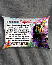 GIFT FOR A WELDER'S GIRLFRIEND- PREMIUM Rectangular Pillowcase aos-pillow-rectangle-front-lifestyle-1