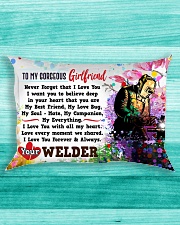 GIFT FOR A WELDER'S GIRLFRIEND- PREMIUM Rectangular Pillowcase aos-pillow-rectangle-front-lifestyle-5