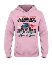 Trucker's Wife Hooded Sweatshirt front