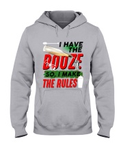 THIS BARTENDER MAKES RULES Hooded Sweatshirt front