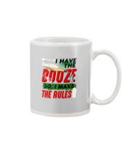 THIS BARTENDER MAKES RULES Mug tile