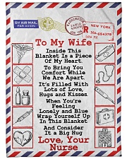 Nurse's Wife Premium Large Fleece Blanket - 60" x 80" front
