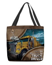 TRUCKER'S GIRL All-over Tote back