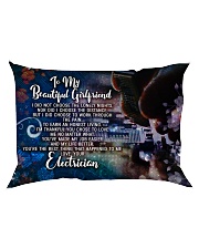 GIFT FOR AN ELECTRICIAN'S GIRLFRIEND - PREMIUM Rectangular Pillowcase back