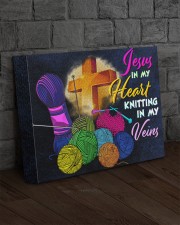 KNITTING - Premium 14x11 Gallery Wrapped Canvas Prints aos-canvas-pgw-14x11-lifestyle-front-11