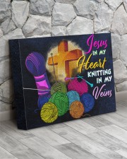 KNITTING - Premium 14x11 Gallery Wrapped Canvas Prints aos-canvas-pgw-14x11-lifestyle-front-13