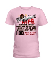 Firefighter's Wife Ladies T-Shirt tile