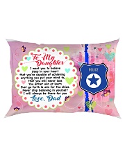 GIFT FOR A POLICE OFFICER'S DAUGHTER - PREMIUM Rectangular Pillowcase front