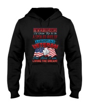 Old Veteran's Wife Hooded Sweatshirt front