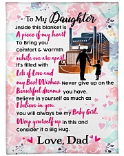 Trucker's Daughter - Black Friday Sale Large Fleece Blanket - 60" x 80" front