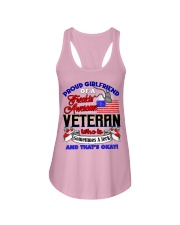Veteran's Girlfriend Ladies Flowy Tank tile