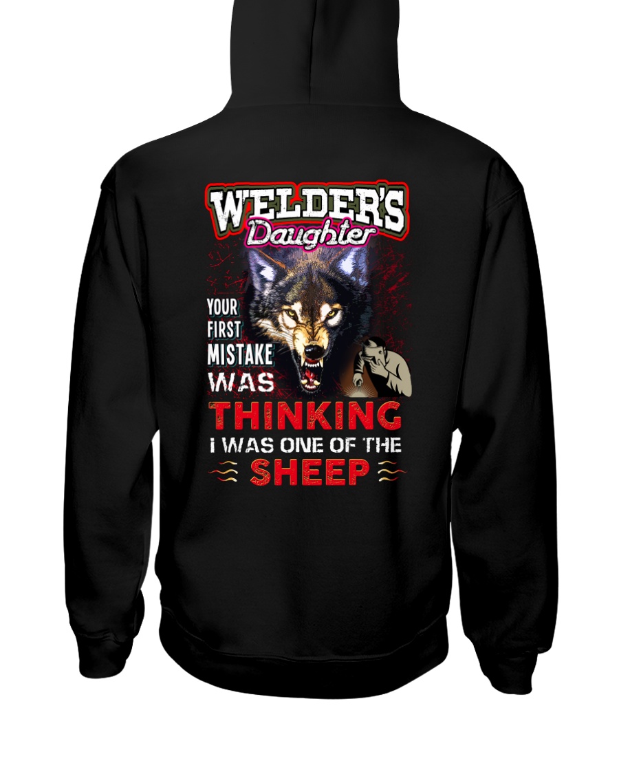 Welder's Daughter - I'm the Wolf Hooded Sweatshirt
