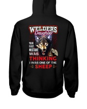 Welder's Daughter - I'm the Wolf Hooded Sweatshirt back