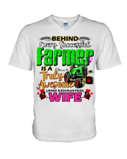 Farmer's Wife V-Neck T-Shirt tile