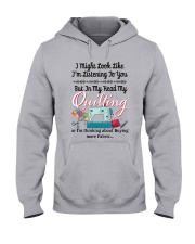 Quilting Hooded Sweatshirt tile