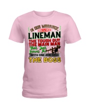 Lineman's Wife Ladies T-Shirt tile