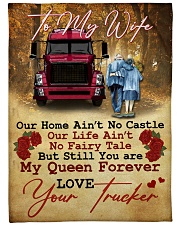 Trucker's Wife Premium Large Fleece Blanket - 60" x 80" front