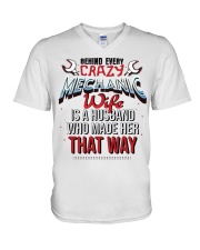 Mechanic's Wife V-Neck T-Shirt tile