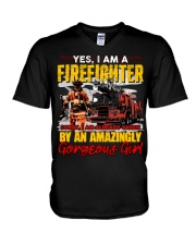 Firefighter V-Neck T-Shirt tile