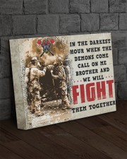 FIREFIGHTER - Premium 14x11 Gallery Wrapped Canvas Prints aos-canvas-pgw-14x11-lifestyle-front-11
