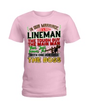 Lineman's Wife Ladies T-Shirt tile