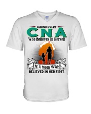 CNA's Mom V-Neck T-Shirt tile