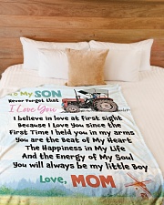 Gift For Farmer - Cyber Monday Sale Large Fleece Blanket - 60" x 80" aos-coral-fleece-blanket-60x80-lifestyle-front-02