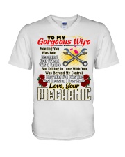 Mechanic's Wife V-Neck T-Shirt tile