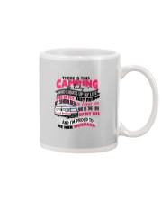 Camping Lady's Husband Mug tile