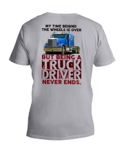 Retired Trucker V-Neck T-Shirt tile