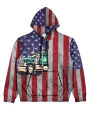 Trucker Women's All Over Print Hoodie front