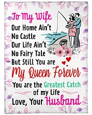 GIFT FOR WIFE Premium Large Fleece Blanket - 60" x 80" front