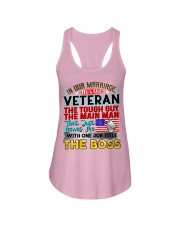 Veteran's Wife Ladies Flowy Tank tile