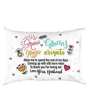 GIFT FOR YOUR WIFE - PREMIUM Rectangular Pillowcase back