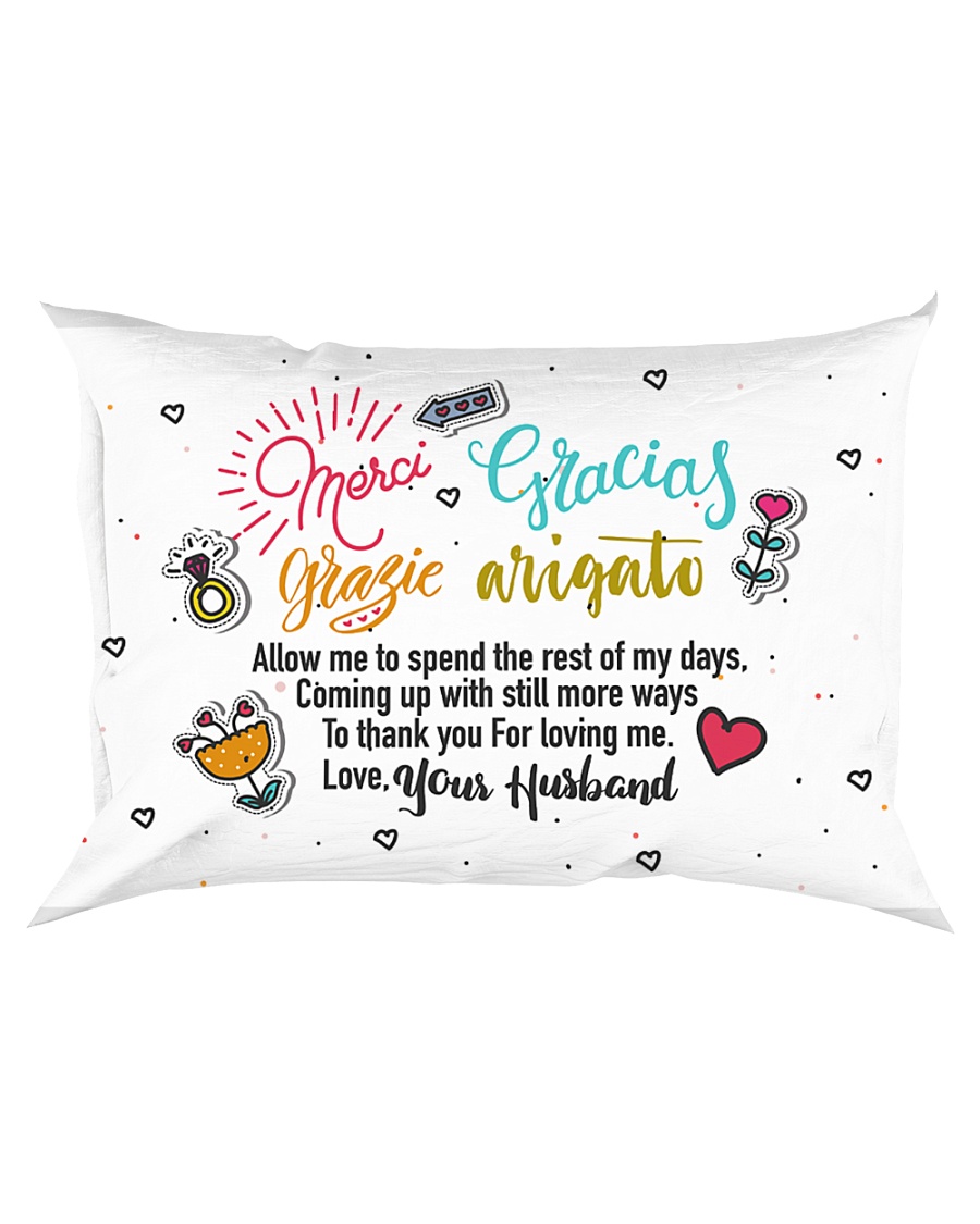 GIFT FOR YOUR WIFE - PREMIUM Rectangular Pillowcase