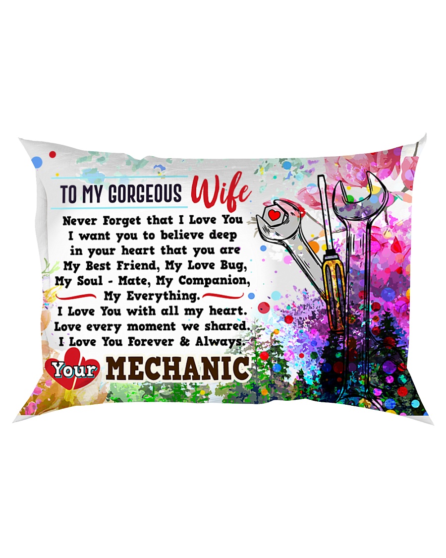 GIFT FOR A MECHANIC'S WIFE- PREMIUM Rectangular Pillowcase