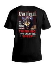 PARALEGAL V-Neck T-Shirt thumbnail