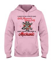 Lady Mechanic Hooded Sweatshirt front