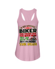 Biker's Wife Ladies Flowy Tank tile