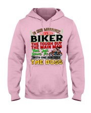 Biker's Wife Hooded Sweatshirt front