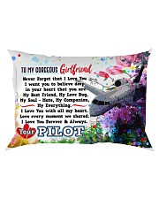 GIFT FOR A PILOT'S GIRLFRIEND - PREMIUM Rectangular Pillowcase front