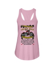 Biker's Girlfriend Ladies Flowy Tank tile