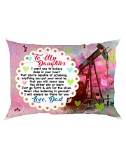 GIFT FOR AN OILFIELD MAN'S DAUGHTER - PREMIUM Rectangular Pillowcase back