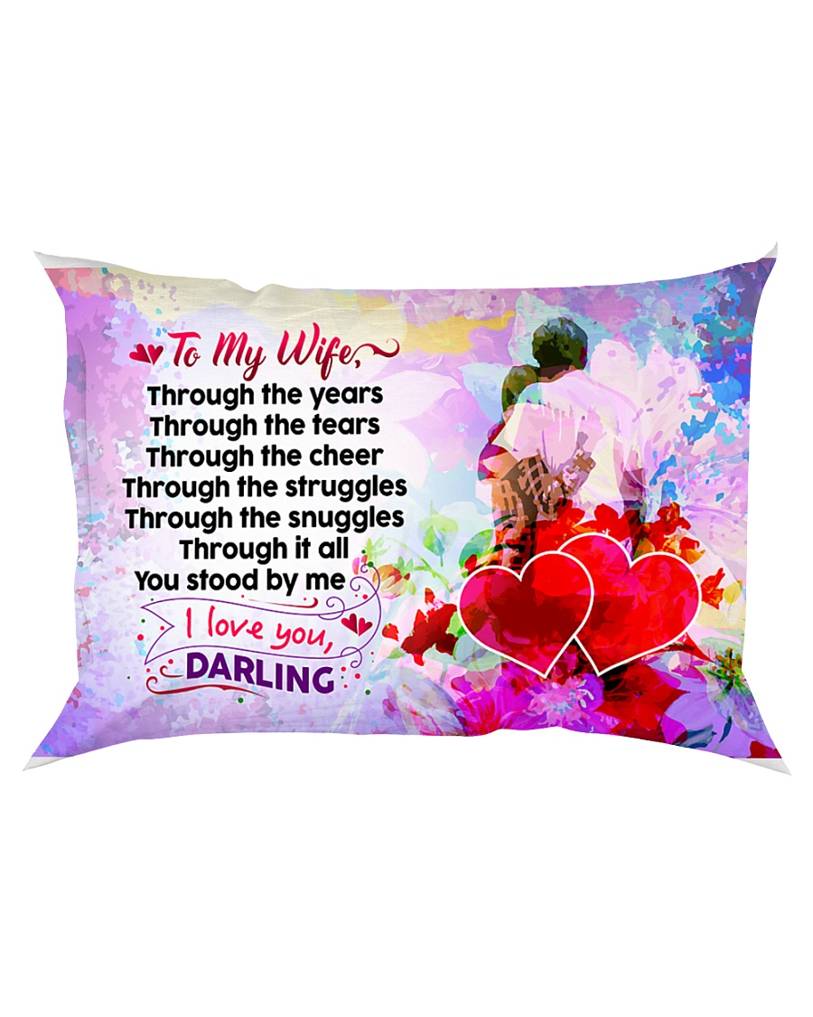 GIFT FOR YOUR WIFE - PREMIUM Rectangular Pillowcase