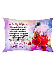 GIFT FOR YOUR WIFE - PREMIUM Rectangular Pillowcase front