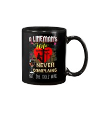LINEMAN'S WIFE LOVES WINE Mug thumbnail