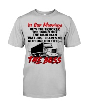 TRUCKER'S WIFE Classic T-Shirt front