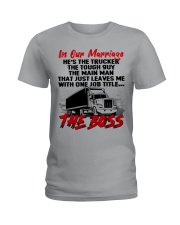 TRUCKER'S WIFE Ladies T-Shirt tile