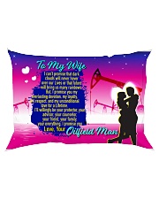 GIFT FOR YOUR WIFE - PREMIUM Rectangular Pillowcase back